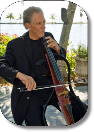 Arthur Abney playing the electric cello